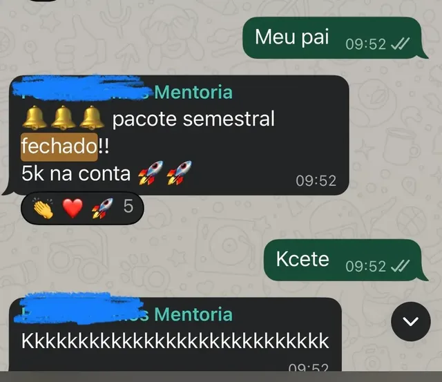 Depoimento de aluno 1